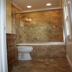 Best Inspirations : Bathroom Splendid Natural Subway Tile For Small Bathroom - Karbonix