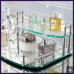 Bathroom Vanity Tray Full Glass - Karbonix