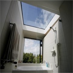 Bathroom With Amazing View Semi Outdoor - Karbonix