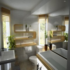 Bathroom With Cozy And Stylish - Karbonix