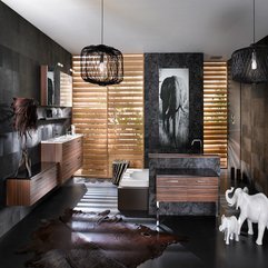 Bathroom With Elephant Decor Looks Gorgeous - Karbonix