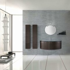 Bathroom With Furniture Set Modern White - Karbonix