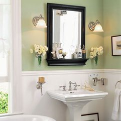 Bathroom With Useful Frame Ideas - Karbonix