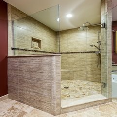 Best Inspirations : Bathroom Wonderful Bathroom Design Ideas With Cream Stone - Karbonix