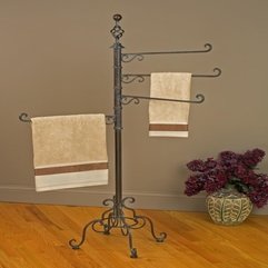 Best Inspirations : Bathrooms Victorian Wrought Iron Finished Antique Bronze Wverdigris Accent Towel Racks - Karbonix