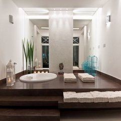 Bathtub With Modern Design Stepped Floor - Karbonix