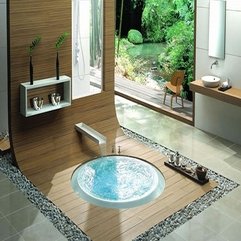 Best Inspirations : Bathtub With Small Waterfall Integrated Round - Karbonix