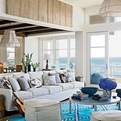 Beach Style Home Living Room - Karbonix