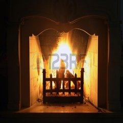 Best Inspirations : Beautiful Fireplace Burning Wood Royalty Free Stock Photo - Karbonix