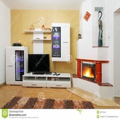 Beautiful Living Room With Fireplace Stock Images Image 28171524 - Karbonix