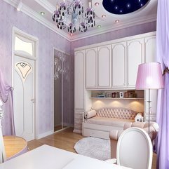 Best Inspirations : Beautiful Purple Room Interior Design White Cabinet - Karbonix