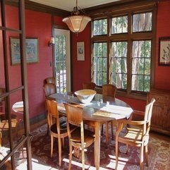 Beautiful Vintage Dining Room Wallpaper Red Coosyd Interior - Karbonix