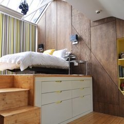 Bed Connected With Some Drawers In Modern Style - Karbonix