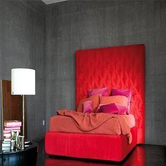 Best Inspirations : Bed With Decorative Pillow Red Upholstered - Karbonix
