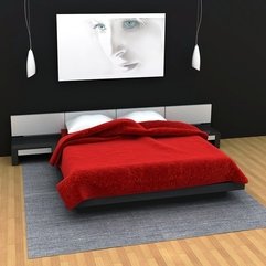 Best Inspirations : Bedroom Amusing Black White And Red Bedroom Design Ideas - Karbonix