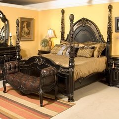 Best Inspirations : Bedroom Awesome Bedroom Design Ideas With Luxurious Black Wood - Karbonix