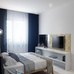 Best Inspirations : Bedroom Awesome Modern White Blue Bedroom Design Ideas With Cool - Karbonix