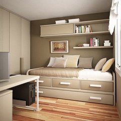 Bedroom Browsing Stylish Neutral Colored Small Bedroom Design - Karbonix