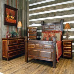 Bedroom Charming Rustic Bedroom Design With Stylish Headboard And - Karbonix