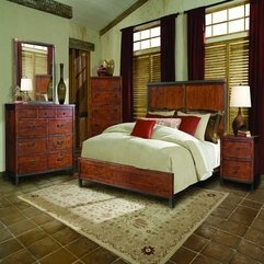 Best Inspirations : Bedroom Classic Rustic Bedroom With Headboard Ideas And Cozy Bed - Karbonix