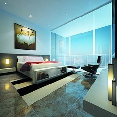 Bedroom Contemporary Luxurious White Cozy Bedroom Design Ideas - Karbonix
