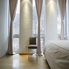 Bedroom Creative White Modern Curtain And Drapes In Minimalist - Karbonix