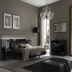 Bedroom Designs Gorgeous Bedroom Interior Gray Wall Accents - Karbonix