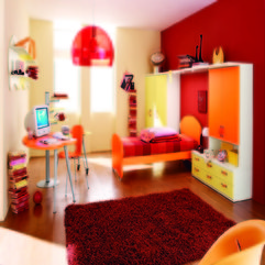 Best Inspirations : Bedroom Designs Pretty Design Modern Colorful Kids Room Interior - Karbonix