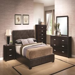 Bedroom Exotic Bedroom Design With Black Wooden Cabinets And - Karbonix