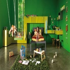 Best Inspirations : Bedroom For Kids By Lago Modern Green - Karbonix