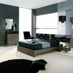Bedroom Interior Futuristic Modern - Karbonix
