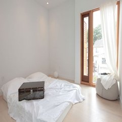 Bedroom Minimalist White Bedroom Design With Modern Touch - Karbonix