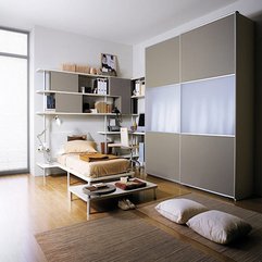 Bedroom Modern Bedroom Design Ideas With Creative White Shelving - Karbonix