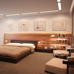 Best Inspirations : Bedroom Neutral Bedroom Extended Headboard Sofa Design Makings - Karbonix