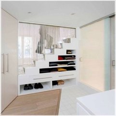 Bedroom Under Stairs Storage With White Color Luxury Ideas - Karbonix