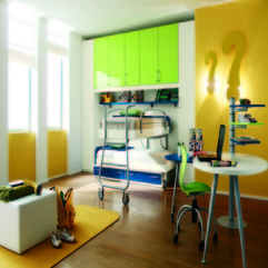 Best Inspirations : Bedroom White Grenn And Yellow Kids Bedroom Color Scheme With - Karbonix