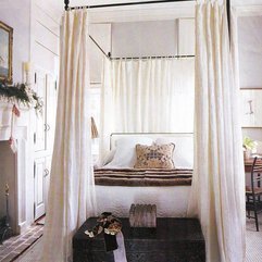 Best Inspirations : Bedroom With Open Canopy Bed Fireplace Dressing Table Vintage - Karbonix