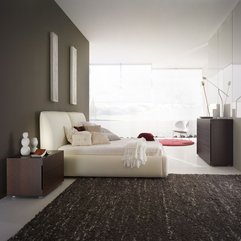 Best Inspirations : Bedroom With Red Accent Large Contemporary - Karbonix