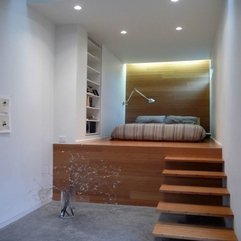 Bedroom With Wooden Staircase Makes Your Room Feels Comfort - Karbonix
