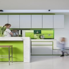 Best Inspiration Modern Kitchen With Green Color - Karbonix