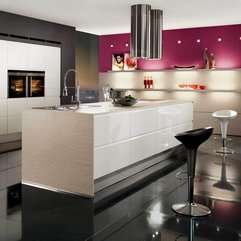 Best Purple Contemporary Kitchen Cabinets Design - Karbonix