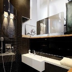 Black And White Bathroom Home Design Pictures - Karbonix
