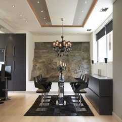 Best Inspirations : Black Bar Stools Table With Chandelier Placed On Black Carpet Glossy - Karbonix