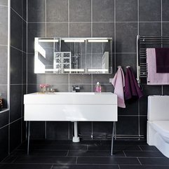 Best Inspirations : Black Ceramic Makes The Bathroom Look So Elegant Part Of - Karbonix