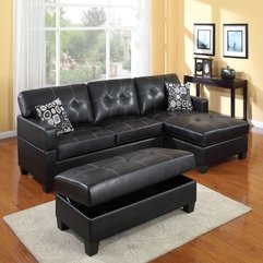 Black Couch Perfectly Cushions - Karbonix