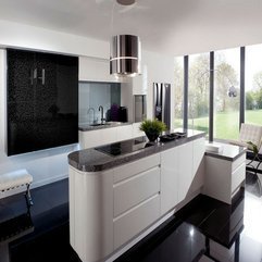 Black Kitchen Modern Simple - Karbonix