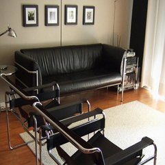 Black Sofa Modern Minimalist - Karbonix
