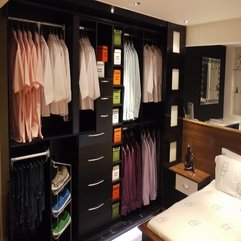 Black Wardrobes With Hangers Cabinet Colorful Shoebox Looks Elegant - Karbonix