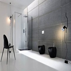 Black White Accent Shower Box - Karbonix