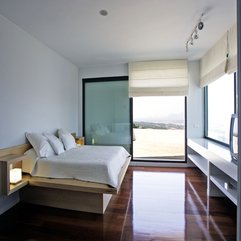 Best Inspirations : Blanket Pillows Placed On Wooden Platform White Bed - Karbonix
